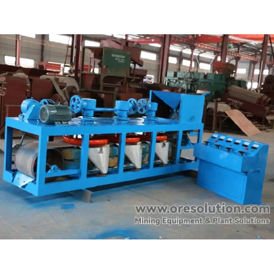 Pemisah magnetik tiga cakram