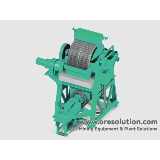 Pemisah magnetik basah cincin vertikal gradien tinggi